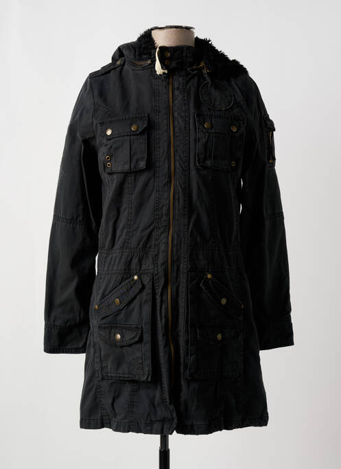 Parka noir KAPORAL pour femme