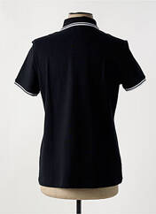 Polo noir FRED PERRY pour femme seconde vue