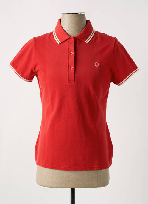 Polo rouge FRED PERRY pour femme