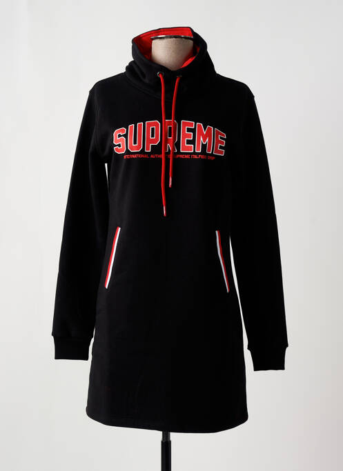 Robe courte noir SUPREME pour femme