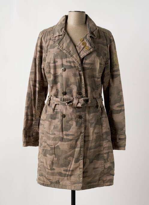Trench vert DDP pour femme