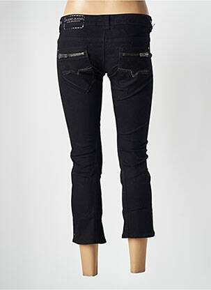 Jeans coupe slim stretch taille basse noir GUESS femme