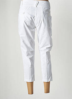 Pantacourt taille haute taille haute blanc KAPORAL femme