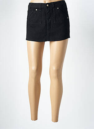 Mini-jupe taille normale noir GUESS femme