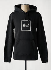 Sweat-shirt à capuche noir HUF pour homme seconde vue