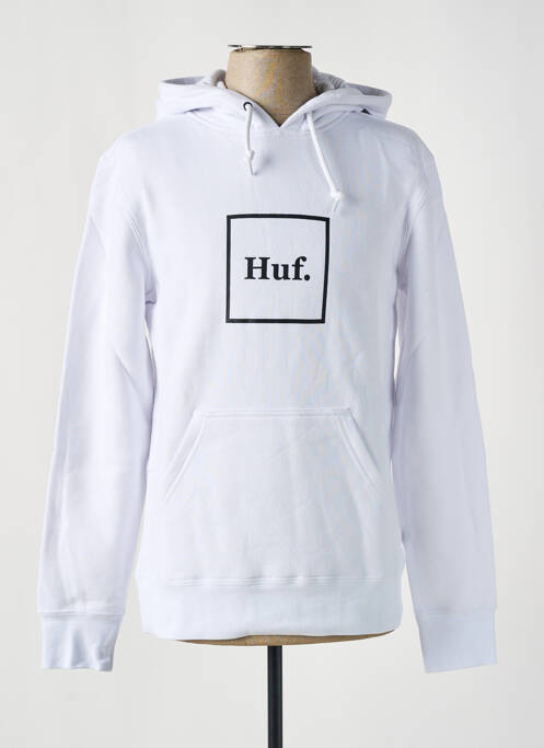Sweat-shirt à capuche blanc HUF pour homme