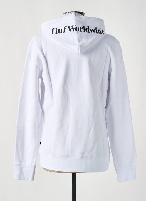 Sweat-shirt à capuche blanc HUF pour homme