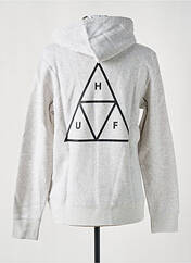 Sweat-shirt à capuche gris HUF pour homme seconde vue