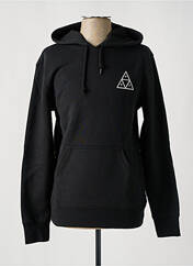 Sweat-shirt à capuche noir HUF pour homme seconde vue