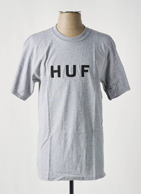 T-shirt gris HUF pour homme