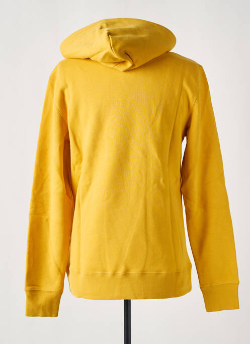 Sweat-shirt à capuche jaune HUF pour homme
