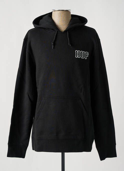 Sweat-shirt à capuche noir HUF pour homme