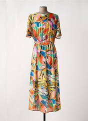 Robe longue orange IMUA pour femme seconde vue