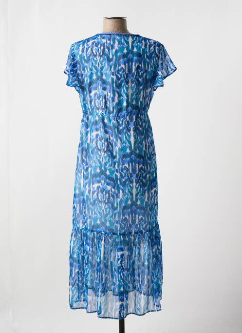 Robe mi-longue bleu IMUA femme