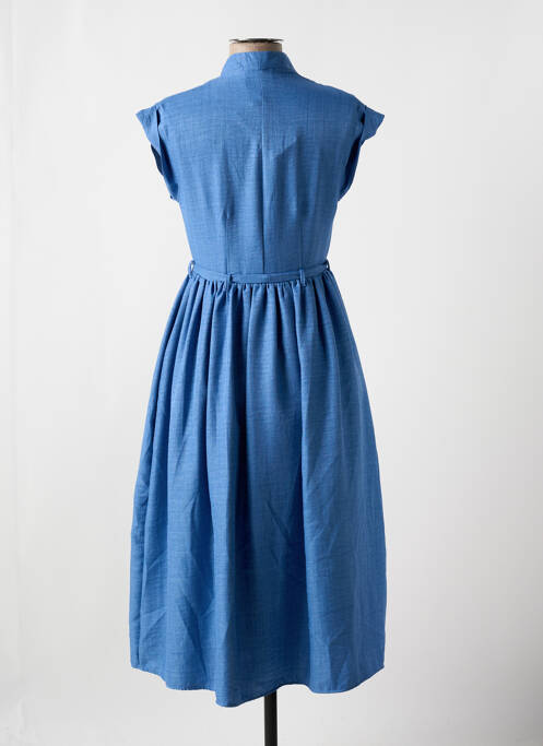 Robe mi-longue bleu IMUA pour femme