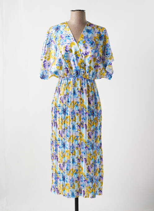 Robe mi-longue jaune IMUA pour femme