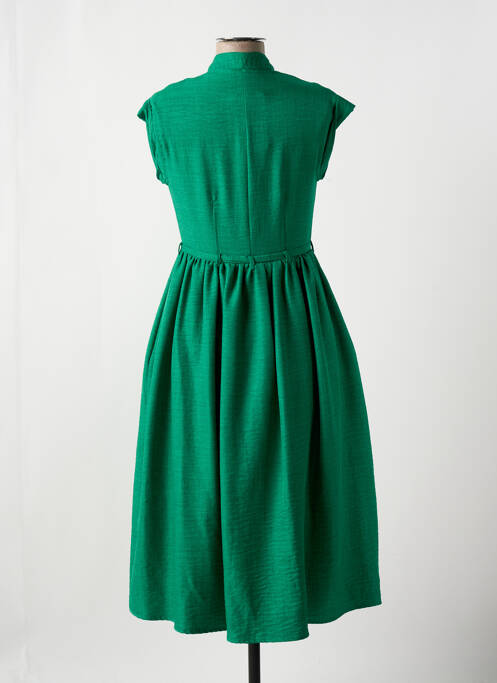 Robe mi-longue vert IMUA femme