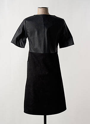 Robe courte manches courtes manches courtes noir LA FÉE ATELIER BY LA FÉE MARABOUTÉE femme