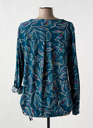 Blouse imprimé fantaisie manches longues vert CECIL femme