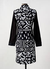 Robe mi-longue noir DOLCEZZA pour femme seconde vue