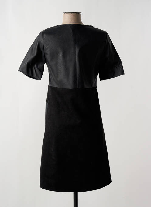 Robe courte manches courtes manches courtes noir LA FÉE ATELIER BY LA FÉE MARABOUTÉE femme