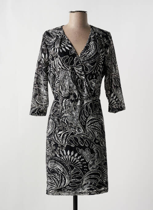 Robe mi-longue noir GREGORY PAT pour femme