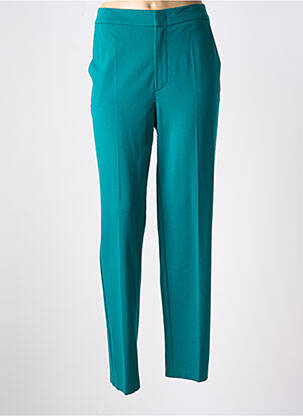 Pantalon slim taille haute taille haute vert OUI femme