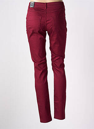 Jeans coupe slim poches taille normale rouge JENSEN homme
