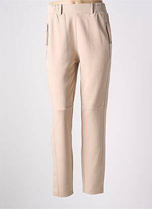 Jogging taille haute taille haute beige OUI femme