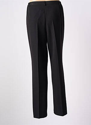 Pantalon droit tissage crêpe taille normale noir TELMAIL femme