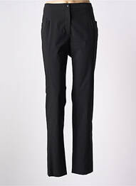 Pantalon slim taille élastique taille haute noir TELMAIL femme