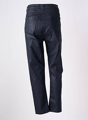 Pantalon slim tissage enduit taille normale bleu FRED SABATIER femme