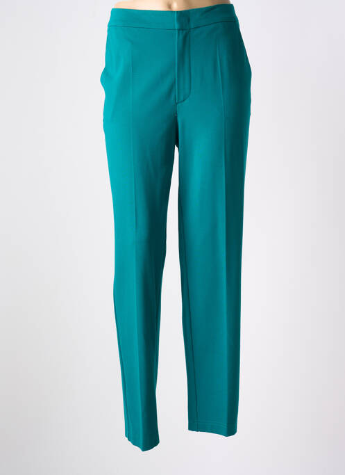 Pantalon slim stretch taille haute vert OUI femme