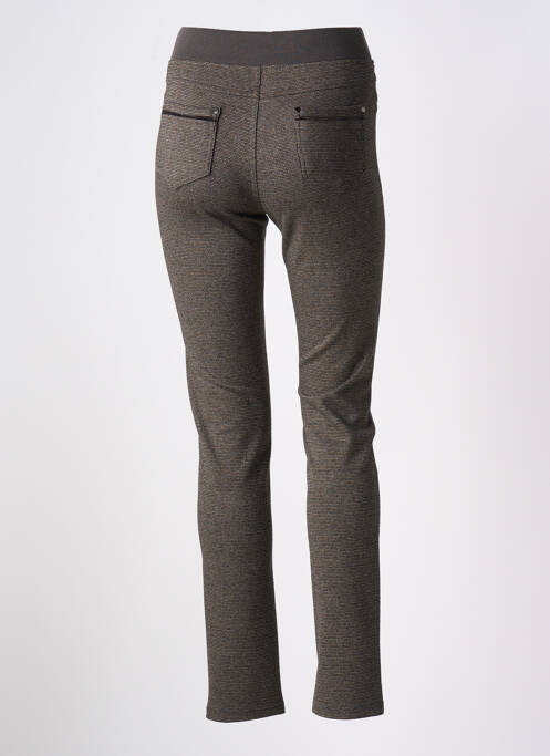 Jegging tissage chiné taille normale gris BARILOCHE femme