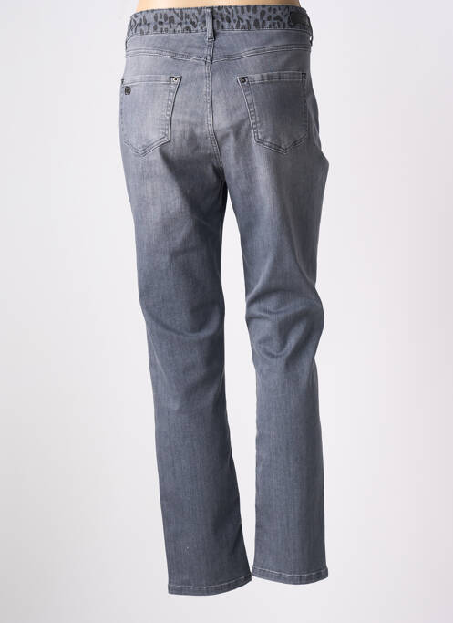 Jeans coupe slim gris FRED SABATIER pour femme