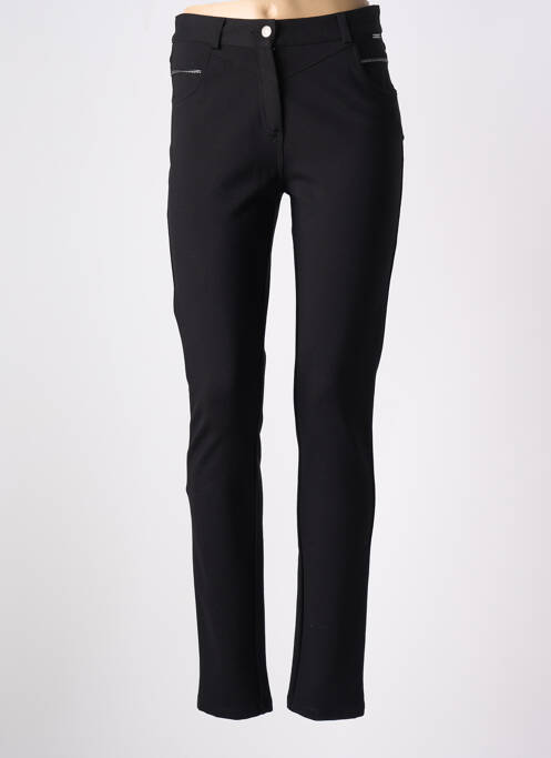 Jeans coupe slim noir FRED SABATIER pour femme