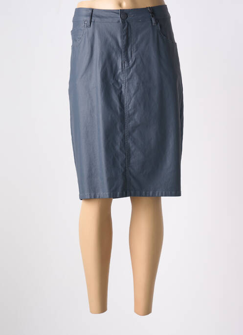 Jupe mi-longue gris TELMAIL pour femme