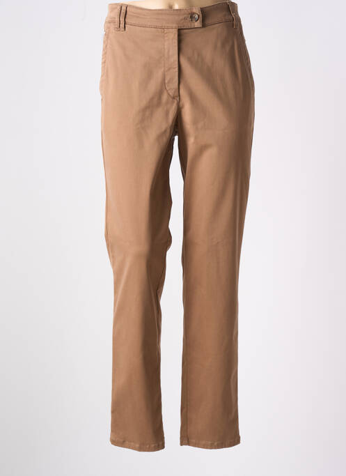 Pantalon chino marron ZERRES pour femme