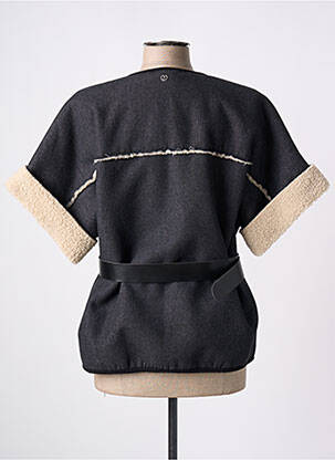 Veste casual poches gris PLEASE femme
