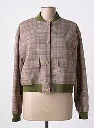 Blouson col v beige IMPERIAL femme