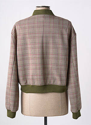 Blouson fermeture pressionnée beige IMPERIAL femme