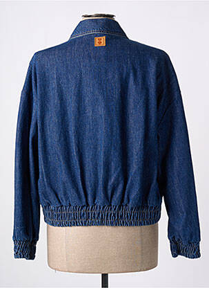 Veste casual poches bleu PLEASE femme