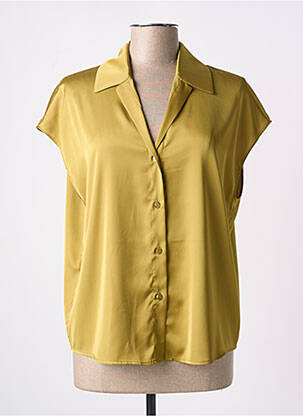 Chemisier manches courtes manches courtes vert IMPERIAL femme
