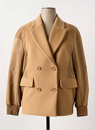 Manteau court poches sans capuche beige IMPERIAL femme