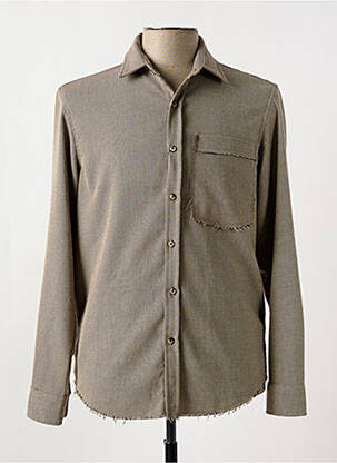 Chemise manches longues manches longues beige IMPERIAL homme