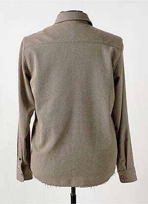 Chemise manches longues manches longues beige IMPERIAL homme