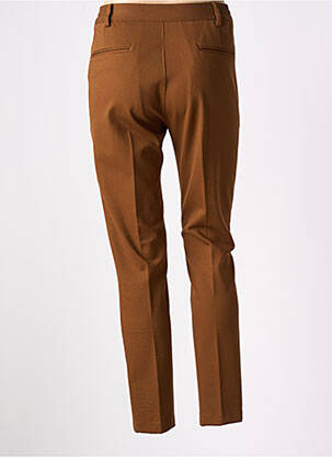 Pantalon droit stretch taille normale marron IMPERIAL femme