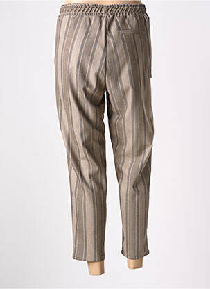 Pantalon 7/8 taille élastique taille normale beige IMPERIAL femme