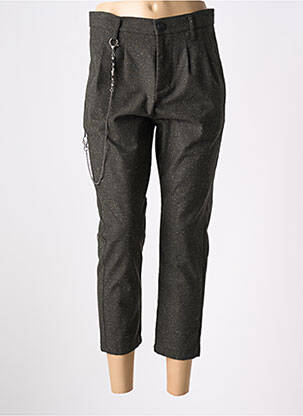 Pantalon 7/8 coupe cigarette taille normale vert IMPERIAL femme