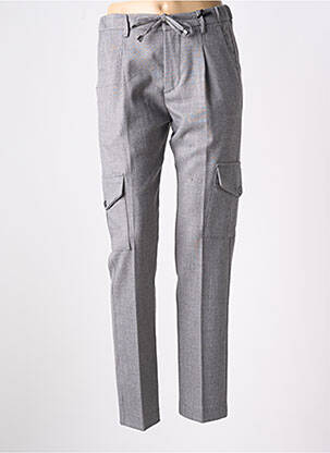 Pantalon cargo slim taille normale gris IMPERIAL femme